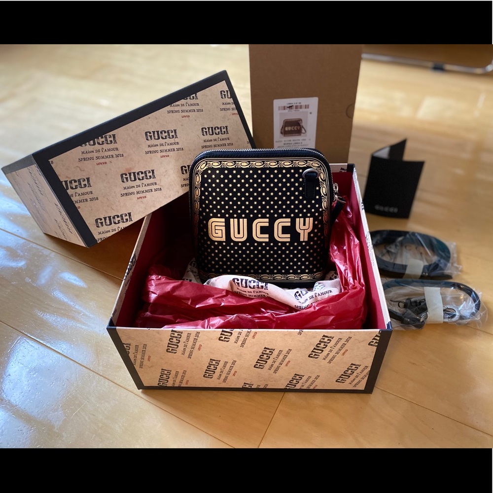 Gucci Women GUCCY Moon & Stars Crossbody Bag